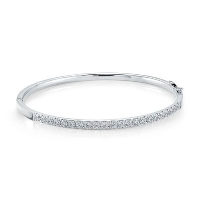 Amen SWBG112-7 S.Steel CZ Bangle Bracelet