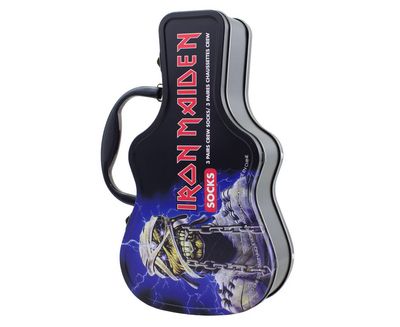 Perri's IMF370-078-O-M Men's Guitar Tin Socks-3 Pack Set/ IRON MAIDEN 7-12