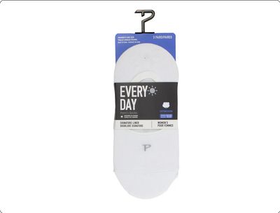 Perri's EDB272 Women's OS Everyday Liner Socks-3PC Set