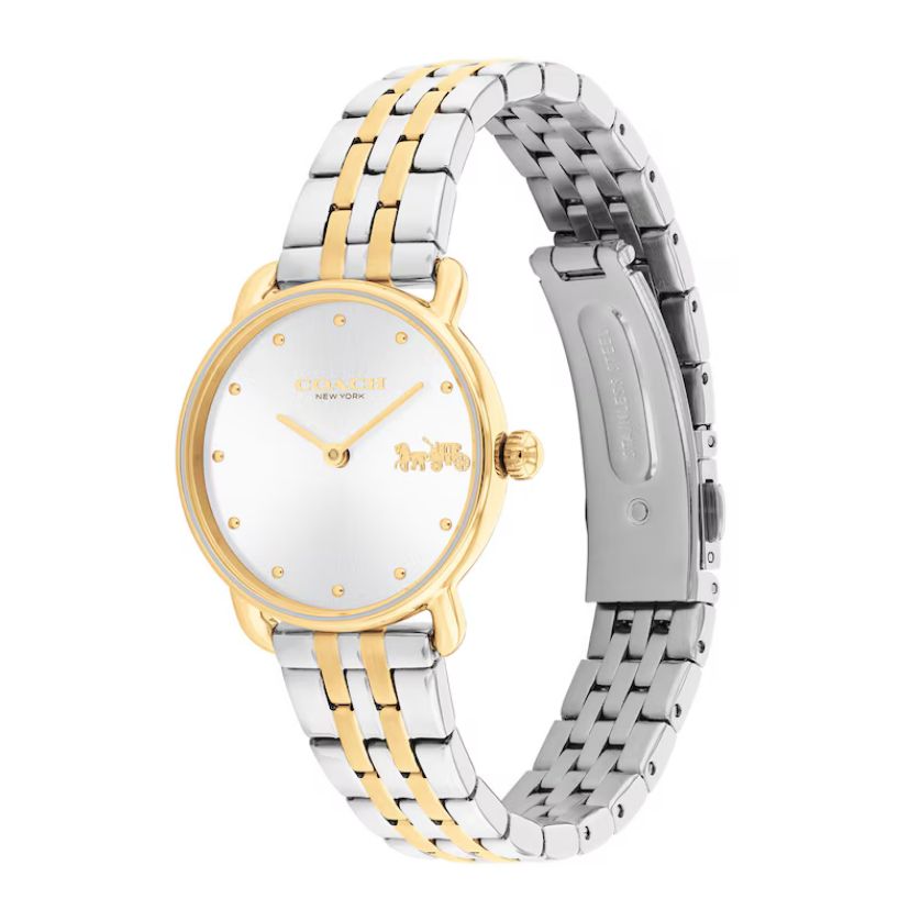 Coach 14504618 Women's Elliot Two-Tone Strap Watch