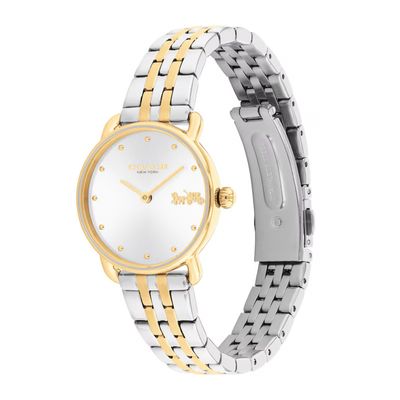 Coach 14504618 Women's Elliot Two-Tone Strap Watch