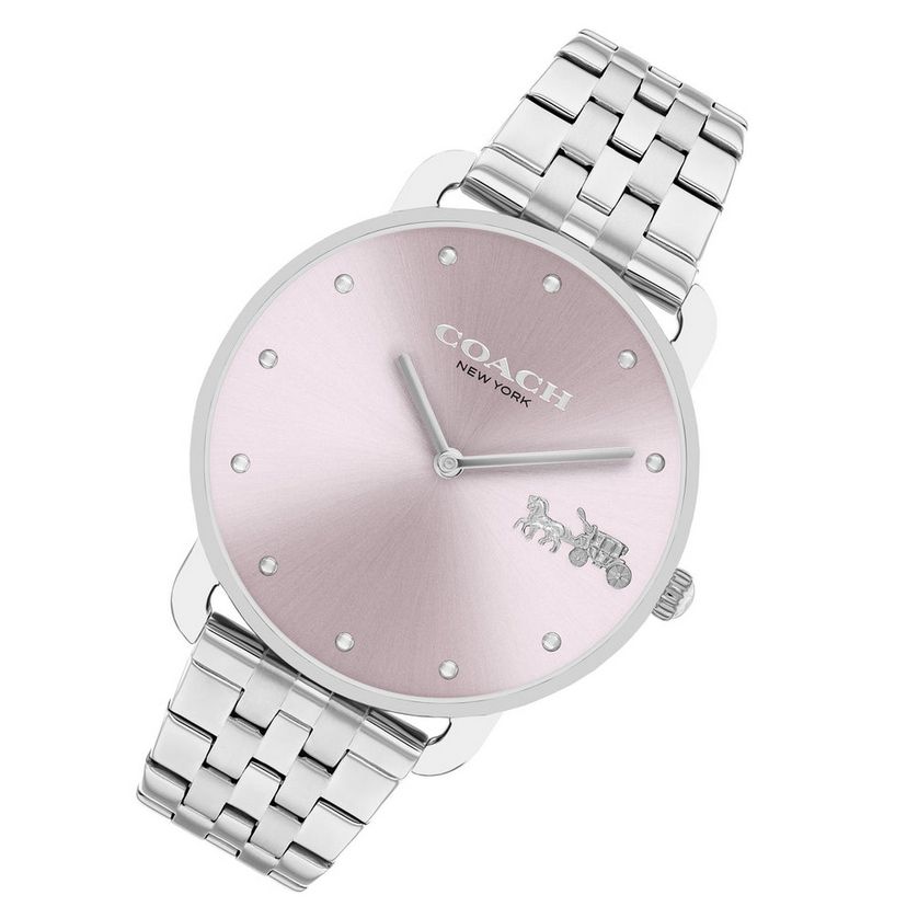 Coach 14504290 Women's Watch Ellit Pink Face & Silver Hardware