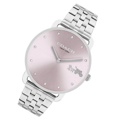 Coach 14504290 Women's Watch Ellit Pink Face & Silver Hardware