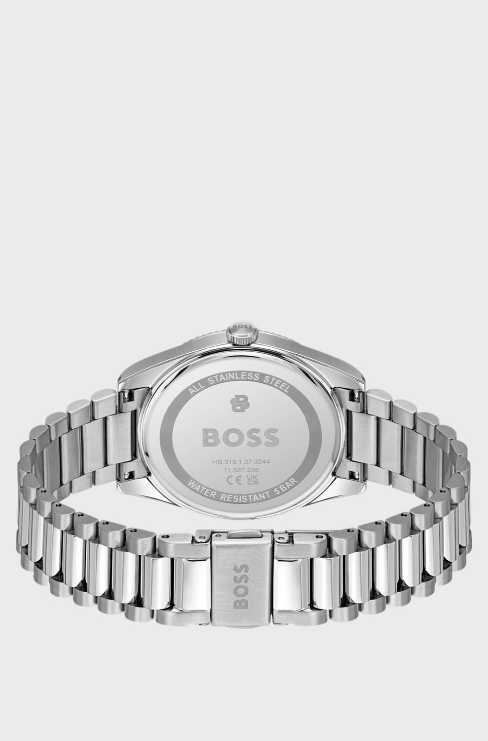 Boss 1514309 Men's Cheswick Blue-Dial Watch w/ Fluted Bezel