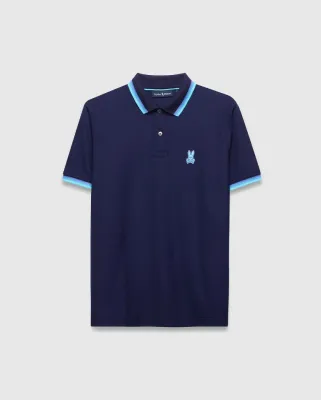 Psycho Bunny MT0100184 Men’s HOLDEN SS MonochromaticPique Polo/