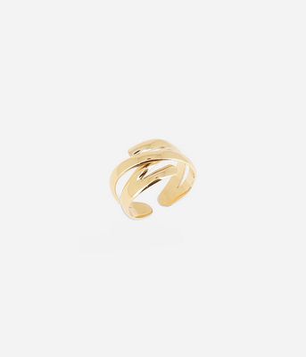 ZAG SRL23171-01 ZESTE Gold S. Steel Twist Ring