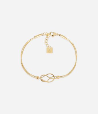 ZAG SBS26900-01 NIAMH Gold S. Steel Knot Bracelet