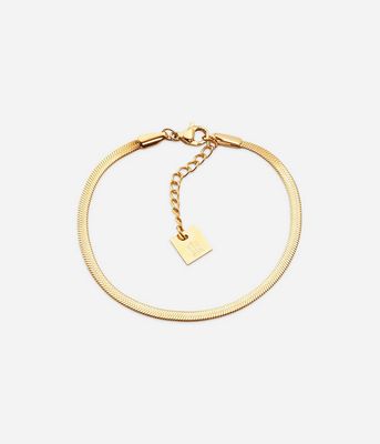 ZAG SBS7232-01 PUR Gold S. Steel Flat Bracelet