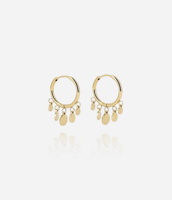 ZAG SEC04242-01 CONFETTI Gold Plated S.Steel Small Hoop Dangle Earring