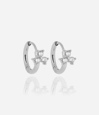 ZAG SEC21752-01 NYX Gold Plated Small CZ Hoop Earring