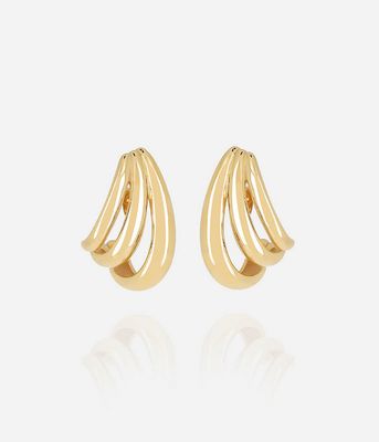 ZAG SEC25298-01 TELMA Gold Plated S.Steel Three Drop Large Earring