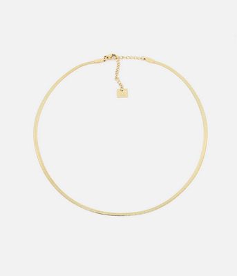 ZAG SNS7232-01 PUR Gold S. Steel Flat Necklace