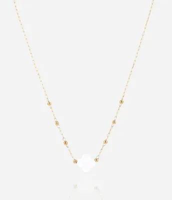 ZAG SNS07970-01SEL VELASQUEZ Gold S. Steel Four Leaf Clover Necklace