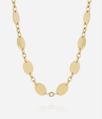 ZAG SNS27875-01 FARINOLE Gold S. Steel Coin Link Necklace