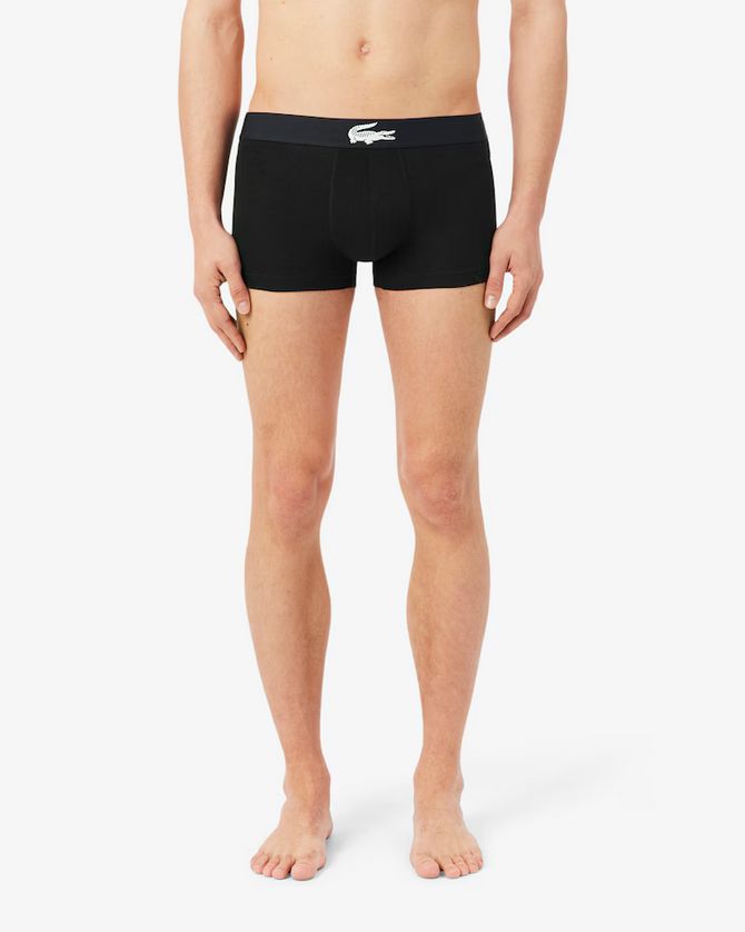 Lacoste 5H5441-52 Men's Cotton Stretch Trunk Underwear-3PACK