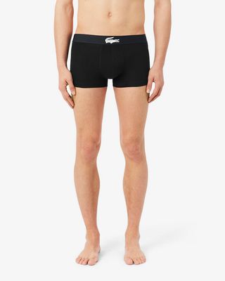 Lacoste 5H5441-52 Men's Cotton Stretch Trunk Underwear-3PACK/
