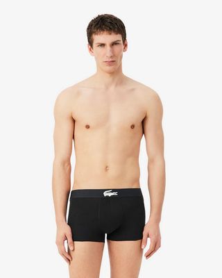 Lacoste 5H5441-52 Men's Cotton Stretch Trunk Underwear-3PACK/