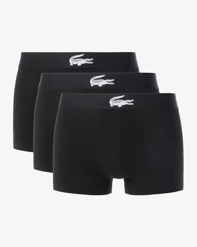 Lacoste 5H5441-52 Men's Cotton Stretch Trunk Underwear-3PACK