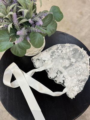 Teter Warm AB08 Girl's OS Lace Floral Bonnet/