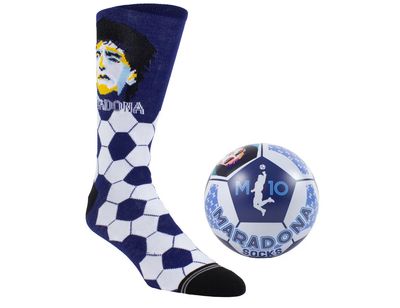 Perri's DMF310-001 Men's Soccer Ball Tin Socks/ DIEGO MARADONA
