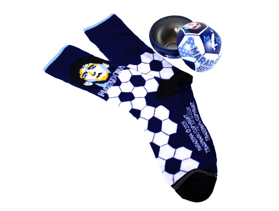 Perri's DMF310-001 Men's Soccer Ball Tin Socks – Diego Maradona