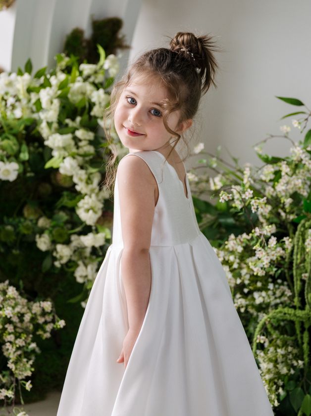 Teter Warm F55 Girl's Plain Communion Dress