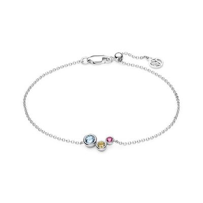 Sif Jakobs B2731-XCZ SARDINIEN Women's Tri-Color CZ Bracelet