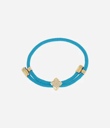 ZAG SBR27889-01 Gold Plated S.Steel REZZA Rope Bracelet