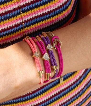 ZAG SBR27889-01 Gold Plated S.Steel REZZA Rope Bracelet