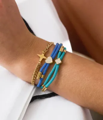 ZAG SBR27889-01 Gold Plated S.Steel REZZA Rope Bracelet