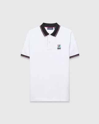Psycho Bunny MT0100186 Men’s NATE SS Pique Polo/ Psycho Bunny MT0100186 Men’s NATE SS Pique Polo/