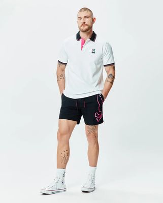 Psycho Bunny MT0100186 Men’s NATE SS Pique Polo/