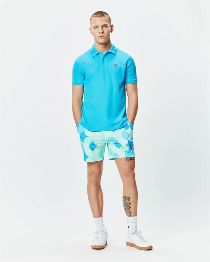 Psycho Bunny B6K001F200 Men’s CLASSIC Short Sleeve Polo