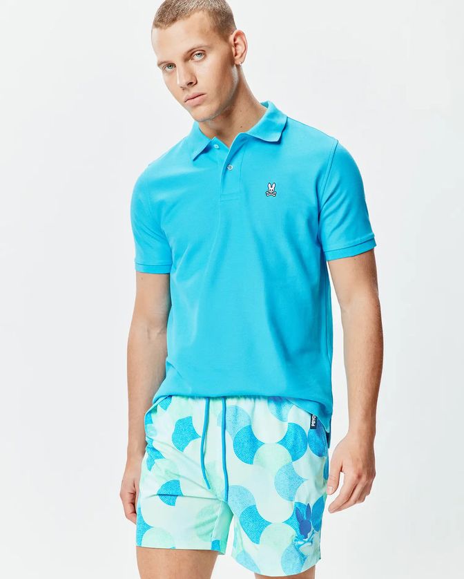 Psycho Bunny B6K001F200 Men’s CLASSIC Short Sleeve Polo