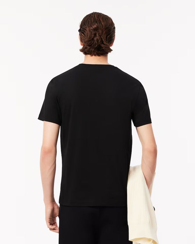 Lacoste TH5077 52 Men’s Short Sleeve Regular Fit V-Neck T-Shirt