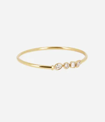 ZAG SBJ27733 ARAGONA Gold Plated Steel Bangle CZ Bracelet