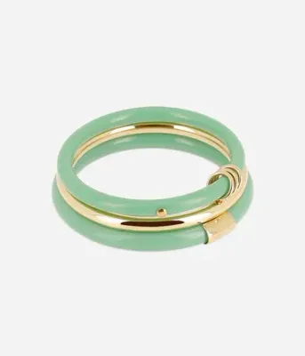 ZAG SBJ27189-01 JONC-AYANA Gold S. Steel Triple Bangle Bracelet