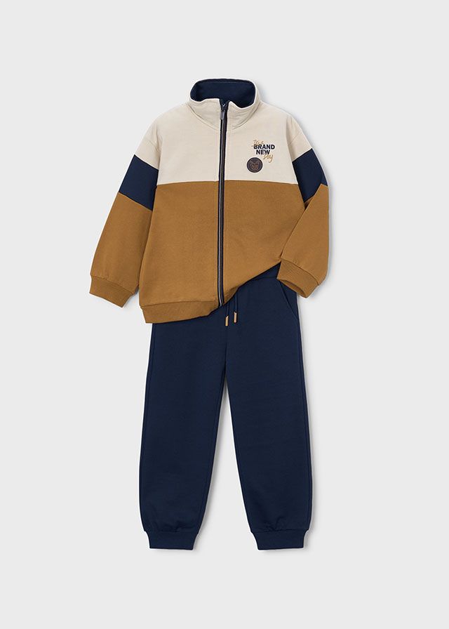 Mayoral 4811 Boy's Youth Zip-Up & Jogger Tracksuit Set 2PC