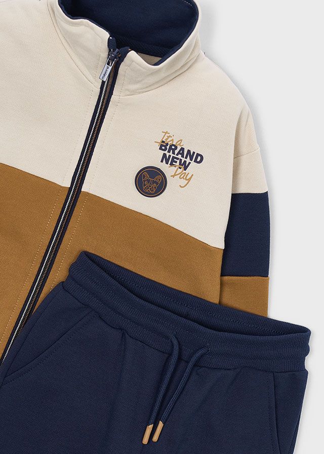 Mayoral 4811 Boy's Youth Zip-Up & Jogger Tracksuit Set 2PC