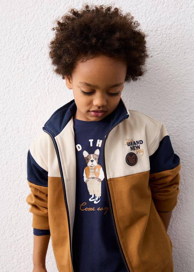 Mayoral 4811 Boy's Youth Zip-Up & Jogger Tracksuit Set 2PC