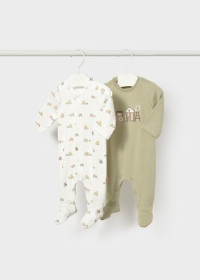 Mayoral 2767 Baby Boy's LS Onesie/