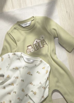 Mayoral 2767 Baby Boy's LS Onesie/