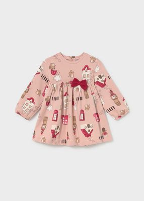 Mayoral 2938 Baby Girl's LS Fleece Dress/PETISUI