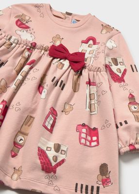 Mayoral 2938 Baby Girl's LS Fleece Dress/PETISUI