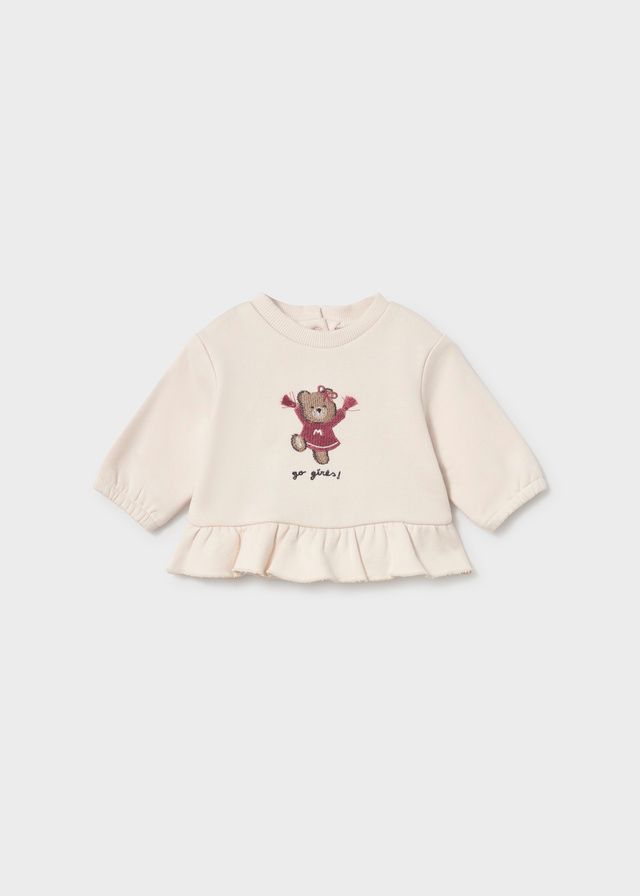 Mayoral 2686 Baby Girl's Long Sleeve Sweater, Vest & Jogger Set 3PC – Almendra