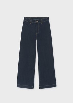 Mayoral 7503 Girl's Youth Wide Leg Jeans/SUPEROSCUR