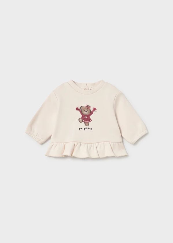 Mayoral 2686 Baby Girl's Long Sleeve Sweater, Vest & Jogger Set 3PC