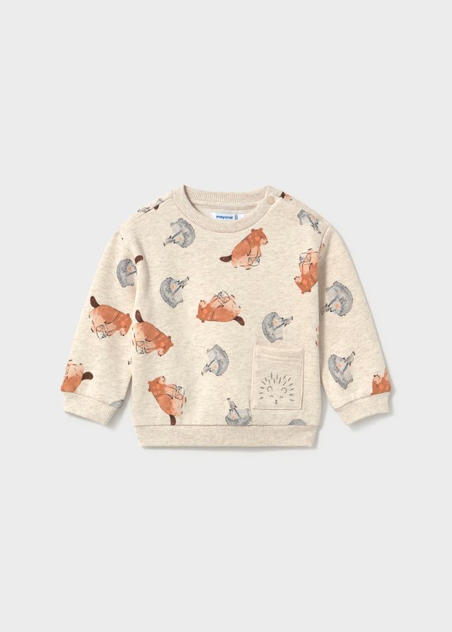Mayoral 2416/2544 Boy's Junior Long Sleeve Sweater & Cargo Joggers Set – Tofu