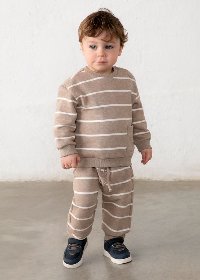 Mayoral 2416/2538 Baby Boy's Long Sleeve Stripe Sweater & Jogger Set