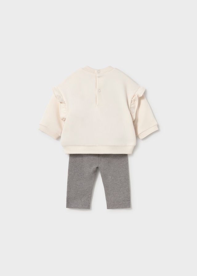 Mayoral 2758 Baby Girl's Long Sleeve Knit Top & Legging Set